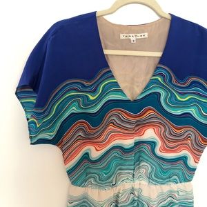 Trina Turk Silk Dress Sz 2